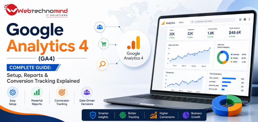 Google Analytics 4 (GA4) Complete Guide: Setup, Reports & Conversion Tracking Explained