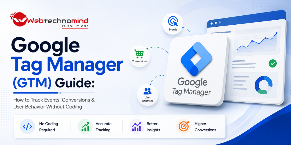 Google Tag Manager (GTM) Guide: How to Track Events, Conversions & User Behavior Without Coding