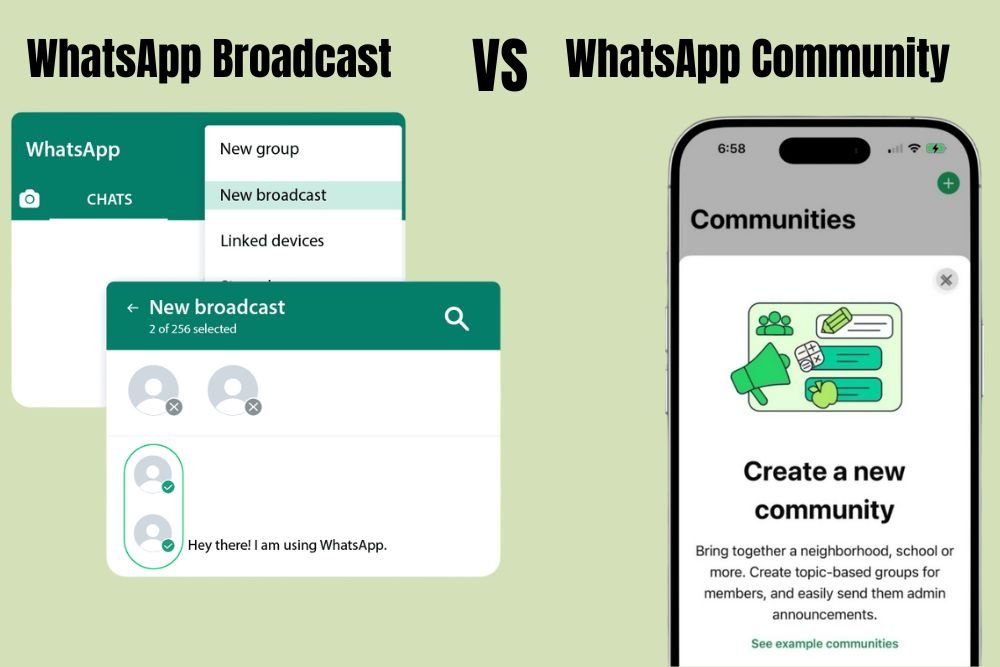 WhatsApp Broadcast vs Community: Which One Works Best for Marketing