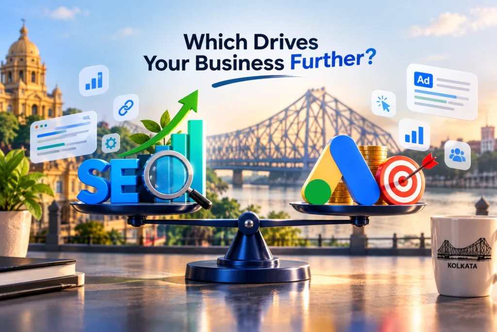 SEO vs Google Ads for Kolkata Businesses: An Overview